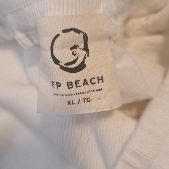 Free People Zon jump suit onesie one piece off white size XL - Picture 5 of 6